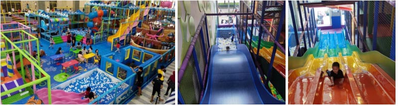 Amusement park, slide